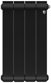 Радиатор биметаллический Royal Thermo Infinity 500 Noir Sable VR80, 4 секции