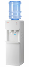 Кулер для воды AEL LD-AEL-18c white с шкафчиком (00484)
