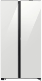 Холодильник Side-by-Side Samsung RS80F65M1WWR белое стекло