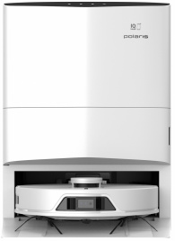 Робот-пылесос Polaris PVCRAC 7750 WIFI IQ Home белый
