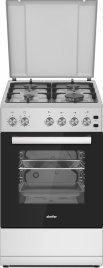 Газовая плита Simfer F56GG42025 серая эмаль