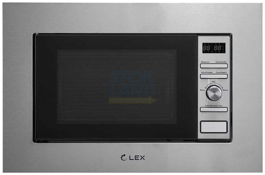 Встраиваемая микроволновая печь СВЧ LEX BIMO 20.05 INOX фото 1