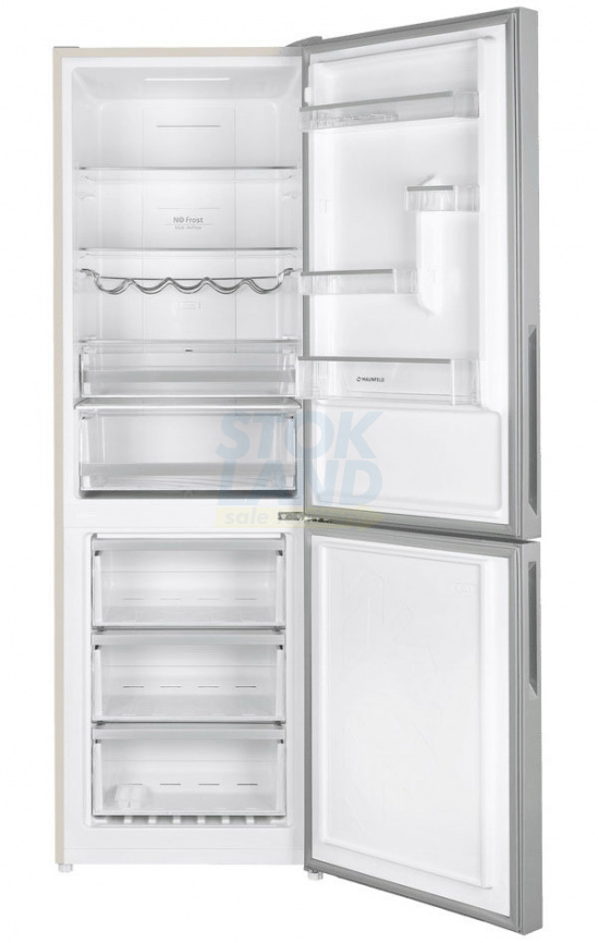Двухкамерный холодильник Maunfeld MFF185NFBG Inverter фото 4