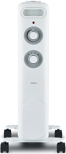 Масляный обогреватель Centek CT-6230-7, белый фото 1
