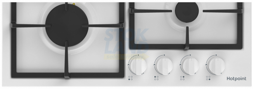 Газовая варочная панель Hotpoint HGMT 642 WH фото 6