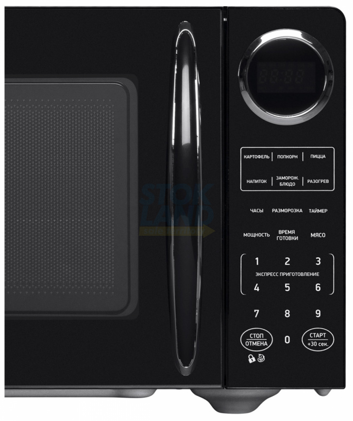 Микроволновая печь - СВЧ BBK 23MWS-907S/B, черный фото 6