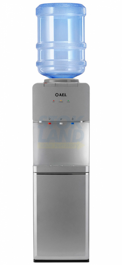 Кулер для воды AEL LD-AEL-422c silver с шкафчиком (00486) фото 3