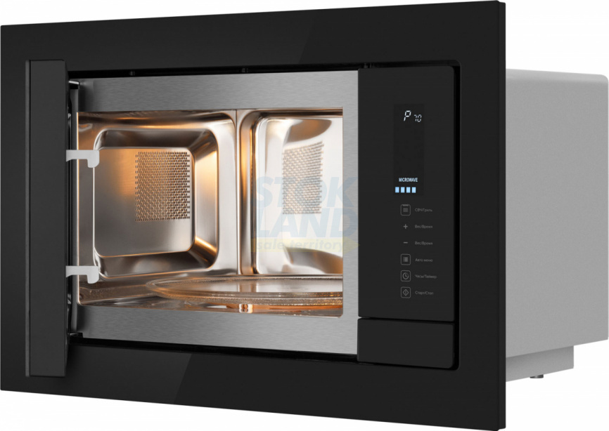 Встраиваемая микроволновая печь СВЧ Weissgauff HMT-225 Touch Grill фото 6