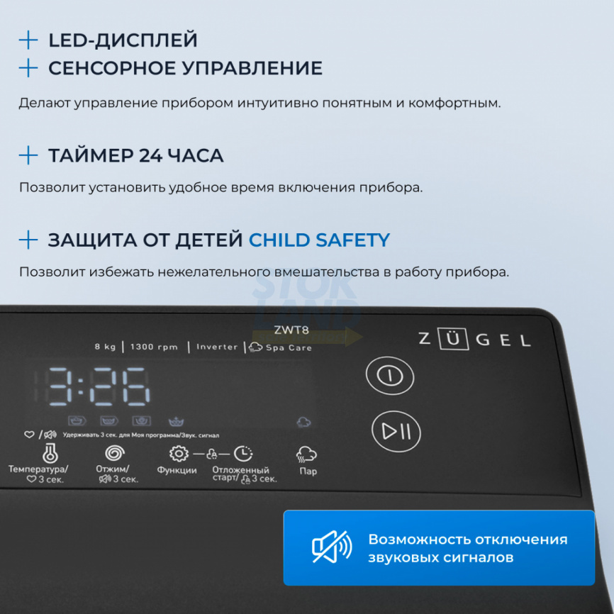 Стиральная машина Zugel ZWT8 фото 5