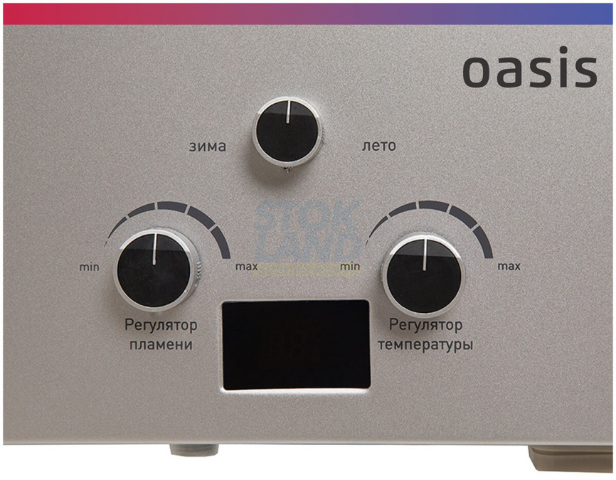 Газовый водонагреватель Oasis OR-16 S стальной фото 2