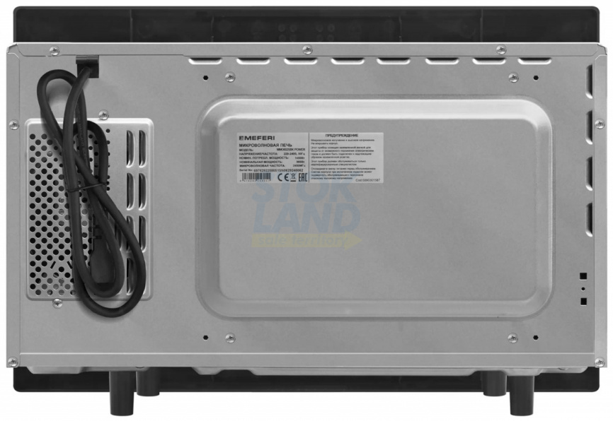 Встраиваемая микроволновая печь СВЧ Meferi MMO6025BK POWER фото 9