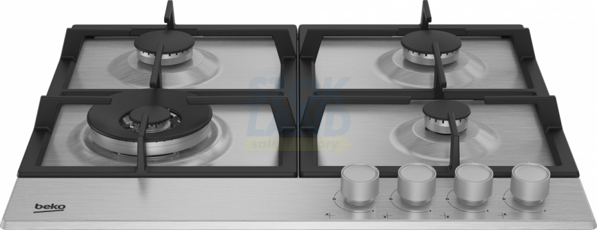 Газовая варочная панель Beko BHGM6422K5WX фото 3