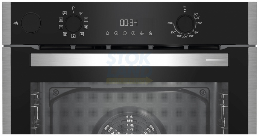 Электрический духовой шкаф Grundig GEBD19301B, черный/нержавеющая сталь фото 3