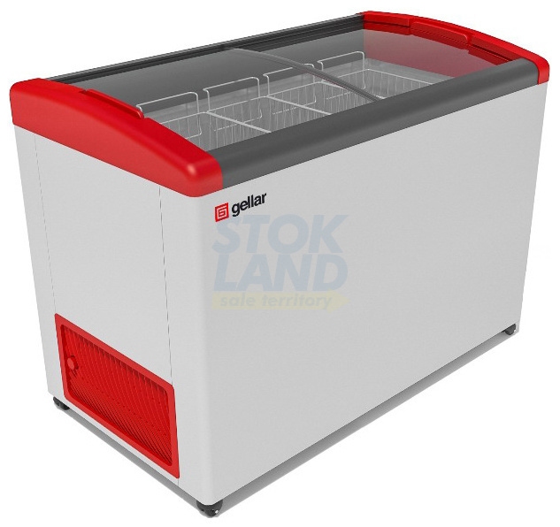 Морозильный ларь Gellar FG 500 E красный фото 1