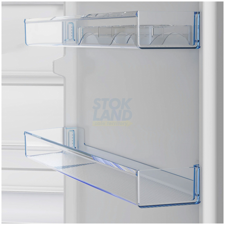Двухкамерный холодильник Beko B3R0CNK402HG насыщенный серый фото 4