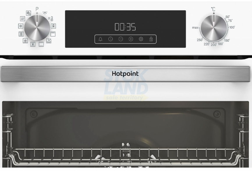 Электрический духовой шкаф Hotpoint HFE8 1221 H WH белый фото 3
