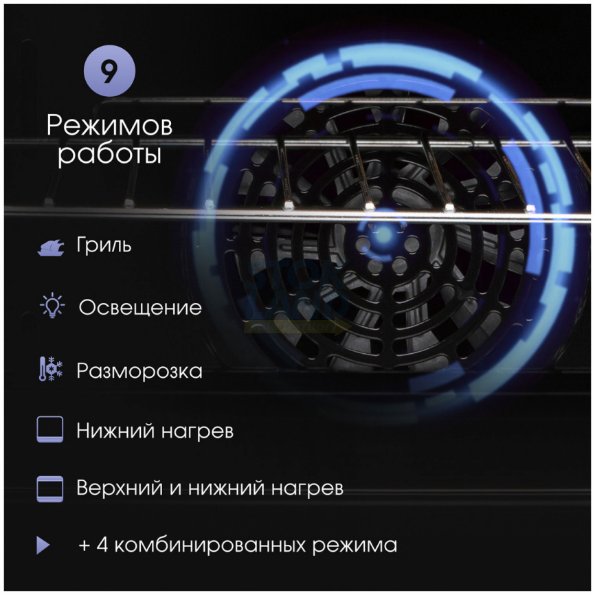 Электрический духовой шкаф Zigmund & Shtain E 171 B фото 9