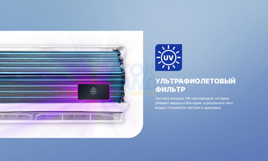 Кондиционер сплит-система Centek CT-65I12 инверторная, серый фото 16