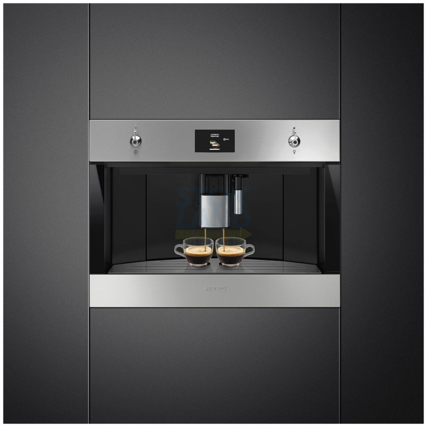Встраиваемая автоматическая кофемашина Smeg CMS4303XRU фото 2