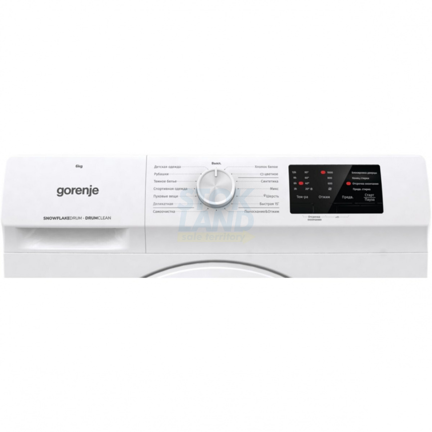 Стиральная машина Gorenje WHE60SFS, 6 кг, белый фото 8