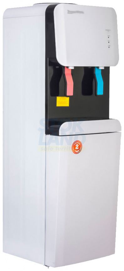 Кулер для воды Aqua Work 105 LR бело-черный напольный компр. охл. шкаф турбо нагрев 24020 фото 2