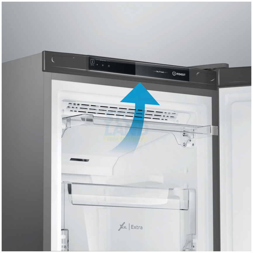 Морозильник Indesit DFZ 5175 G серебристый фото 4