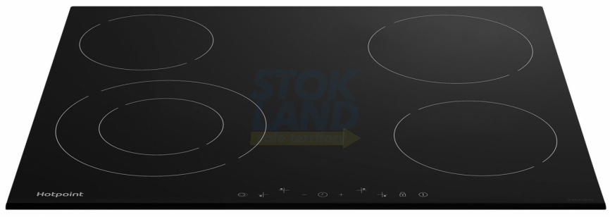 Электрическая варочная панель Hotpoint HR 6T2 B черный фото 2