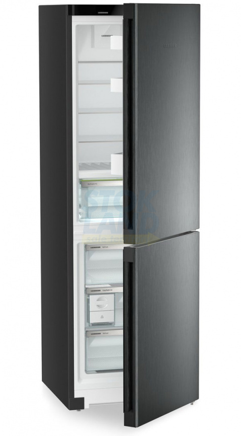 Двухкамерный холодильник Liebherr CBNbda 5223-22 001 BioFresh NoFrost черная нерж. сталь фото 6