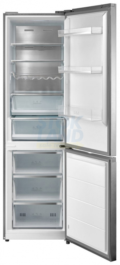 Двухкамерный холодильник Korting KNFC 62029 GN фото 2