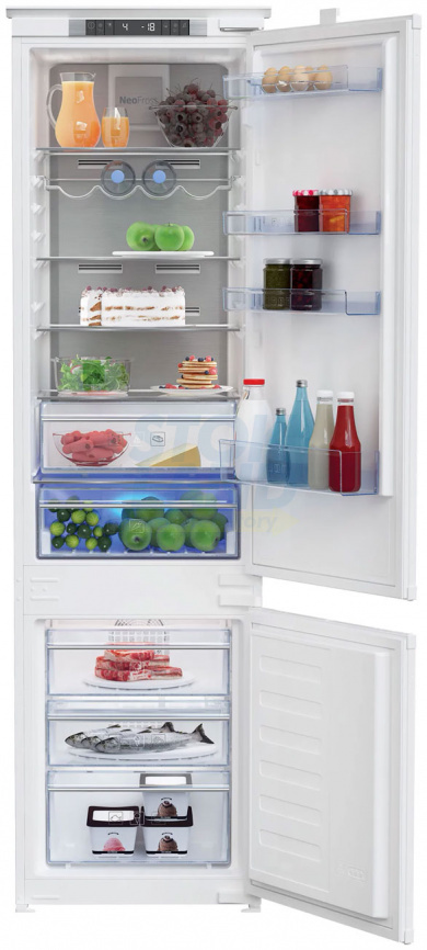 Встраиваемый двухкамерный холодильник Beko BCNA 306 E2S фото 2