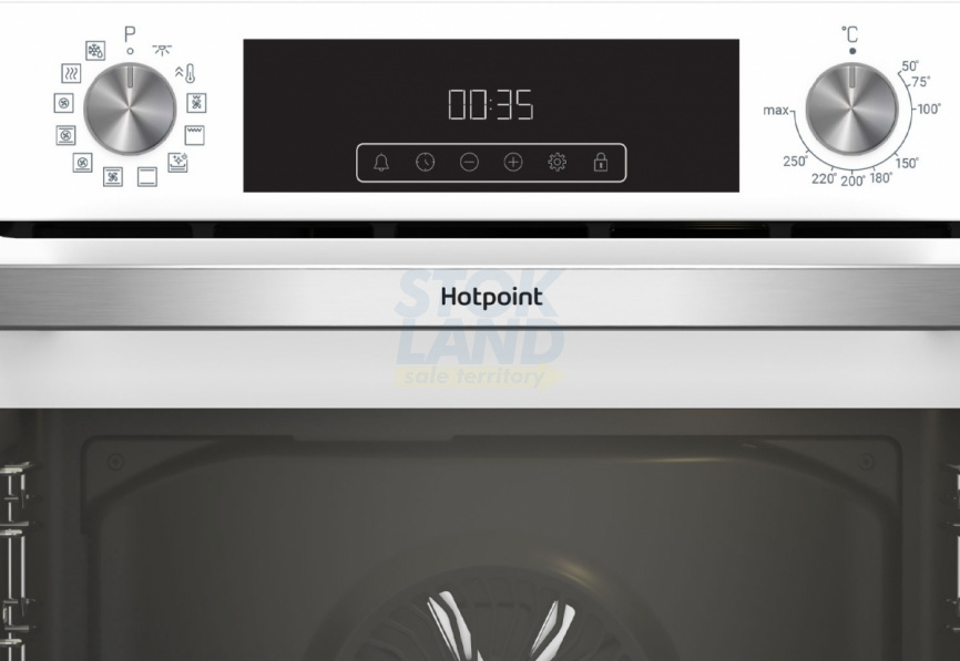 Электрический духовой шкаф Hotpoint HFE9 1231 JSH WHG белый фото 2