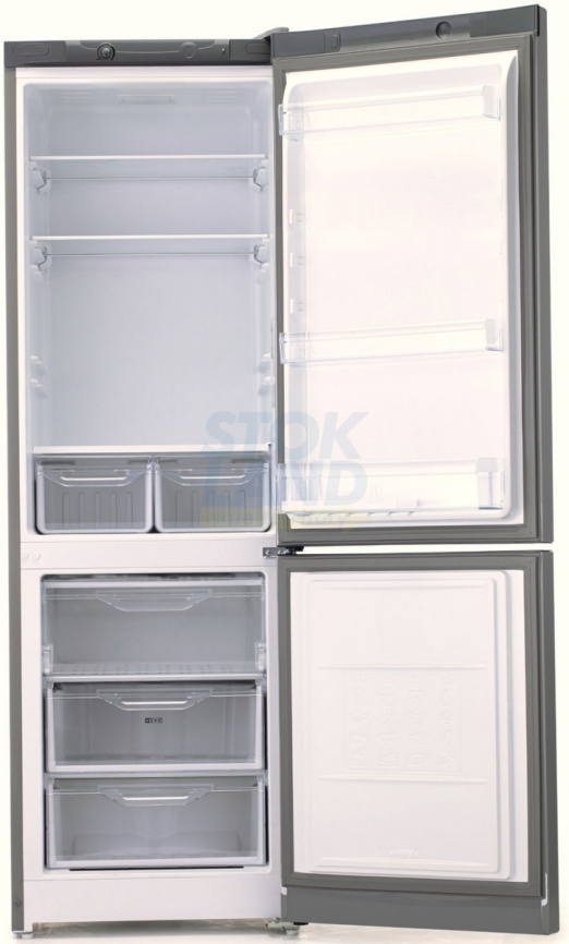 Двухкамерный холодильник Indesit DS 3180 G серебристый фото 3