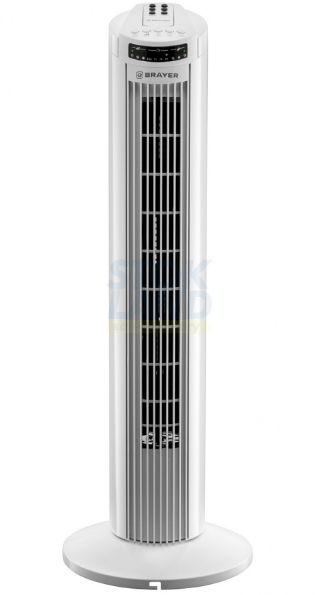 Вентилятор Brayer BR4958WH, белый фото 1