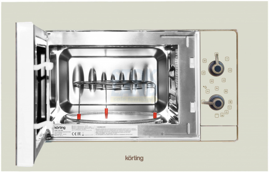 Встраиваемая микроволновая печь СВЧ Korting KMI 720 RB фото 3