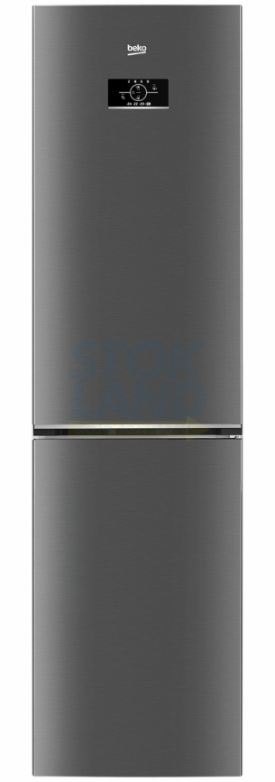 Двухкамерный холодильник Beko B3R0CNK332HX стальной антрацит фото 1