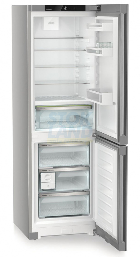 Двухкамерный холодильник Liebherr CBNsfc 5223-22 001 BioFresh NoFrost серебристый фото 6