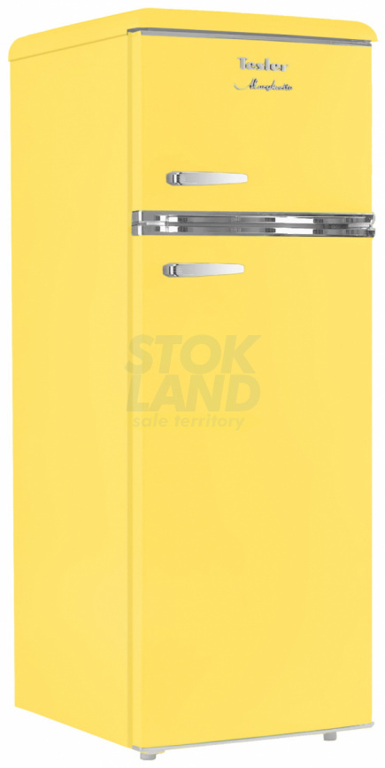 Двухкамерный холодильник Tesler RT-215 YELLOW фото 3