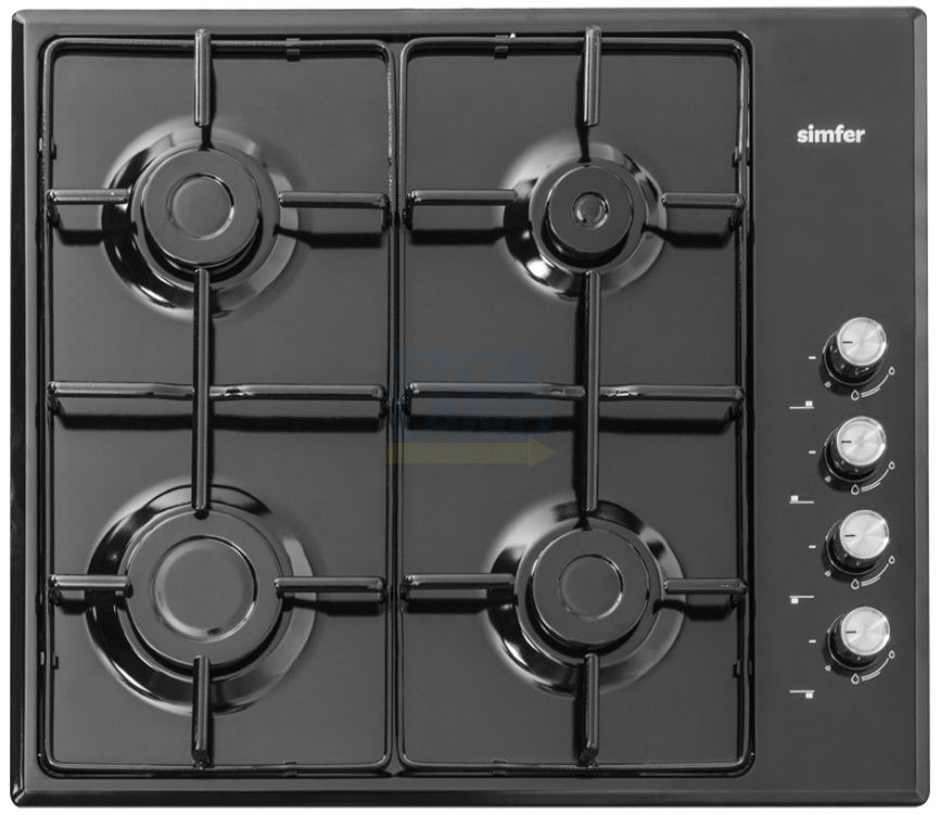 Газовая варочная панель Simfer H 60 Q 40 B 411 фото 1