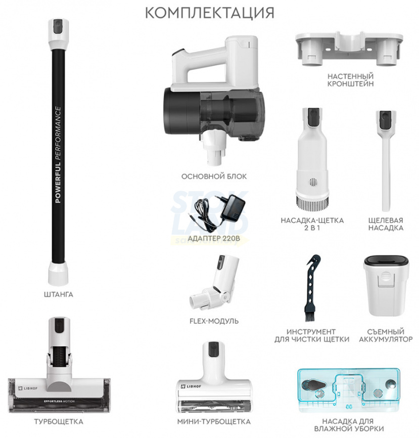 Пылесос вертикальный Libhof VCD-3235 PRO plus фото 9