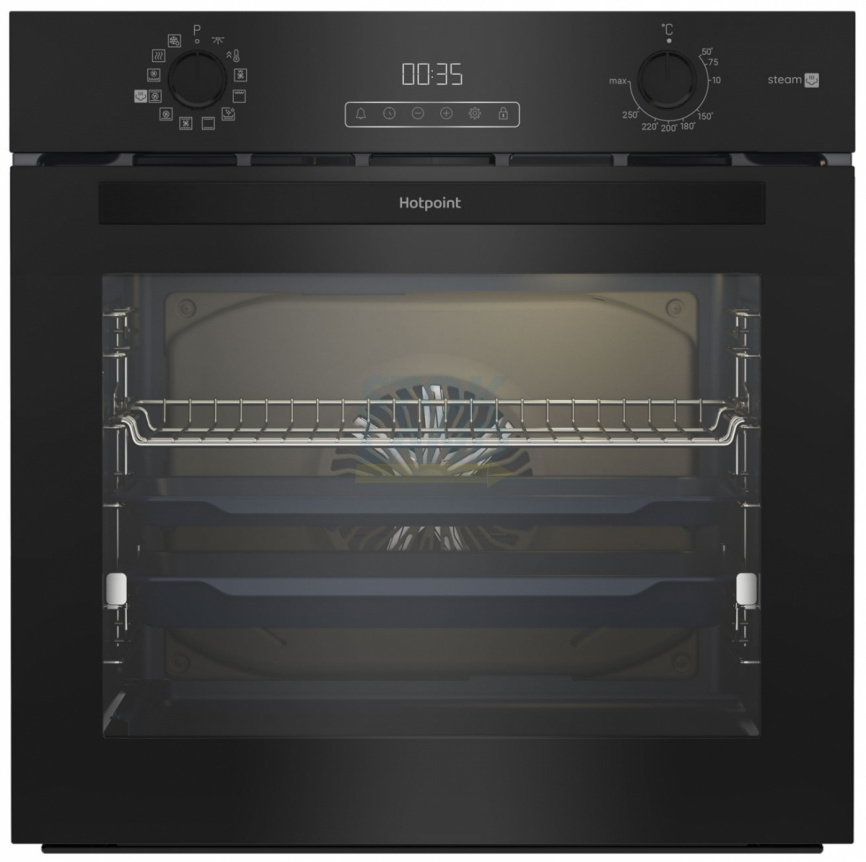 Электрический духовой шкаф Hotpoint HSTF 1231 JSAH BLG фото 1