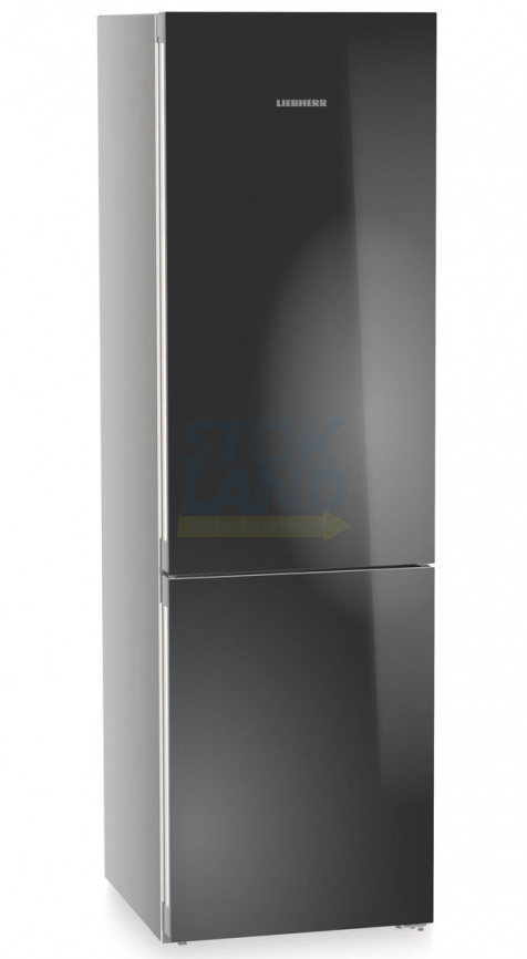 Двухкамерный холодильник Liebherr CNgbc 5723-22 001 NoFrost черное стекло фото 6