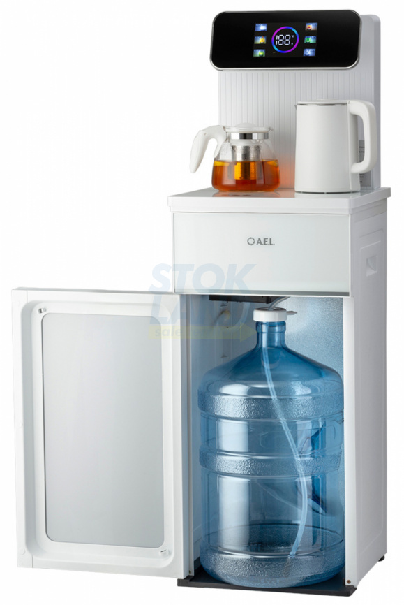 Кулер с чайным столиком AEL Тиабар TB84a-LD white (00490) фото 4