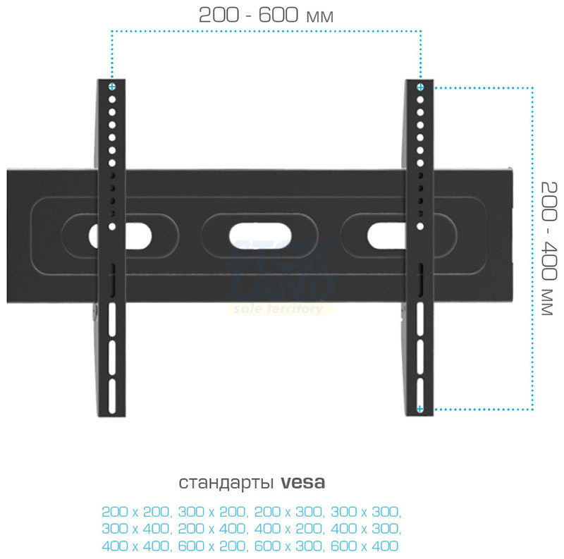 Мобильная стойка для LED/LCD/ PLASMA телевизоров Arm media PT-STAND-12 black фото 4