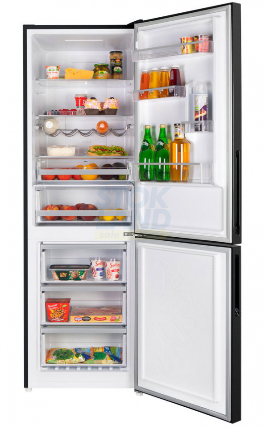 Двухкамерный холодильник Maunfeld MFF185NFB Inverter фото 2