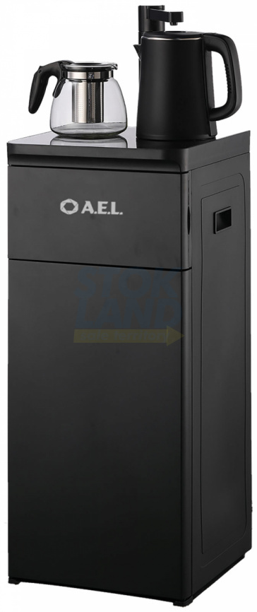 Кулер с чайным столиком AEL Тиабар LK-AEL-53a black (00460) фото 1
