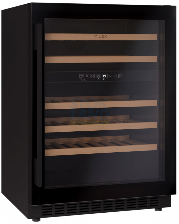 Встраиваемый винный шкаф LEX LWD6046BL dual zone фото 2