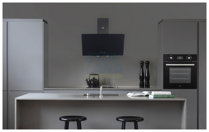 Вытяжка MBS ALPINIA 150 GLASS BLACK фото 5