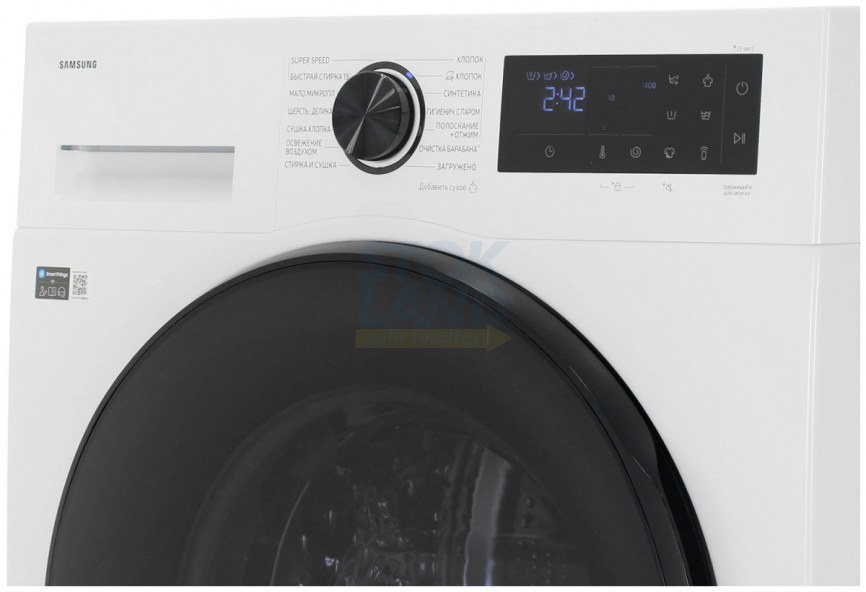 Стиральная машина с сушкой Samsung WD90DG5G34BELP, белый фото 5