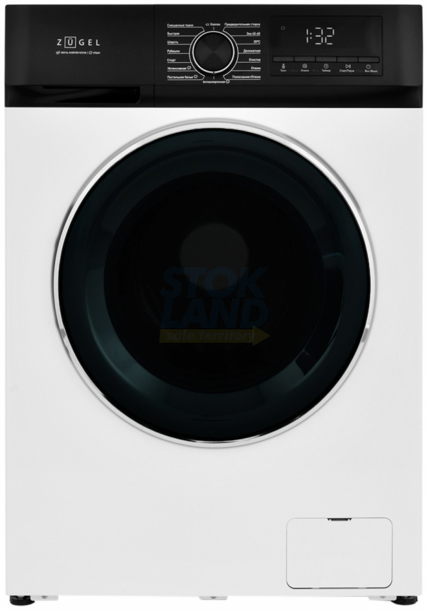 Стиральная машина Zugel ZWS7120I Inverter Steam, белая фото 1