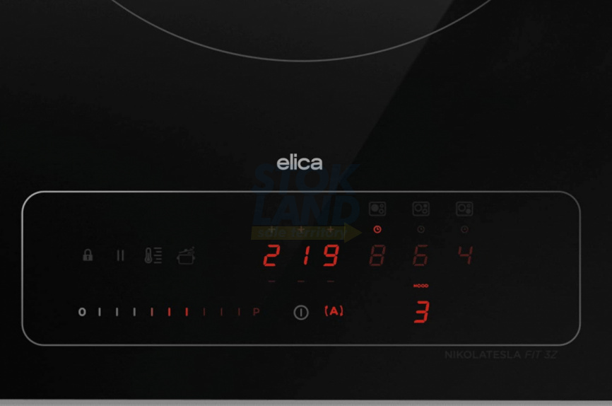 Индукционная варочная панель со встроенной вытяжкой Elica NIKOLATESLA FIT 3Z BL/A/72 фото 2